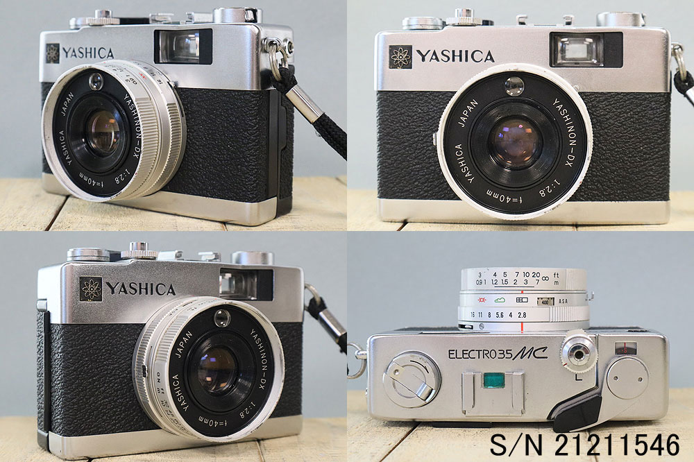 整備済】【保証付 】 ヤシカ YASHICA ELECTRO 35MC S/N 21211546