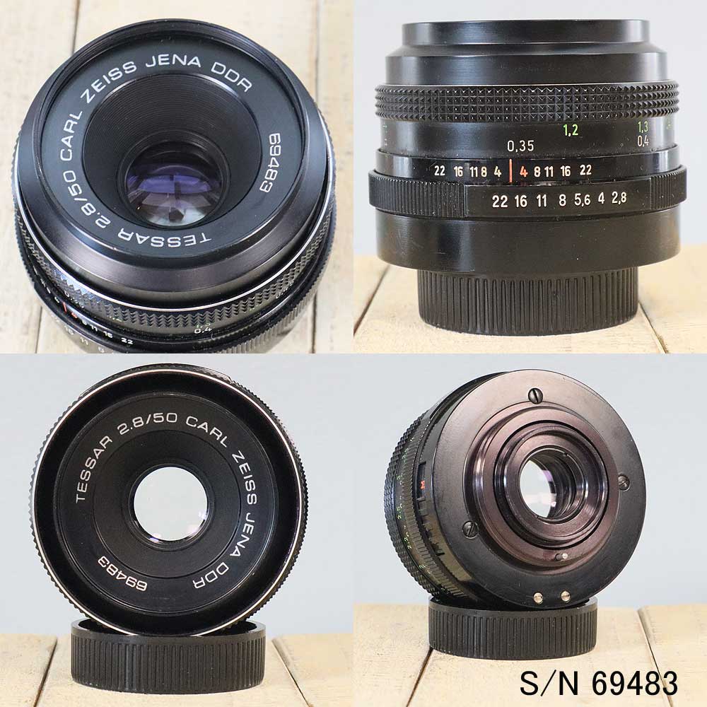 保証付 】【中古】 オールドレンズ Jena DDR Tessar 50mm F2.8