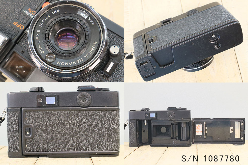 中古】【保証付 】 コニカ KONICA C35 EF S/N 1087780（ケース
