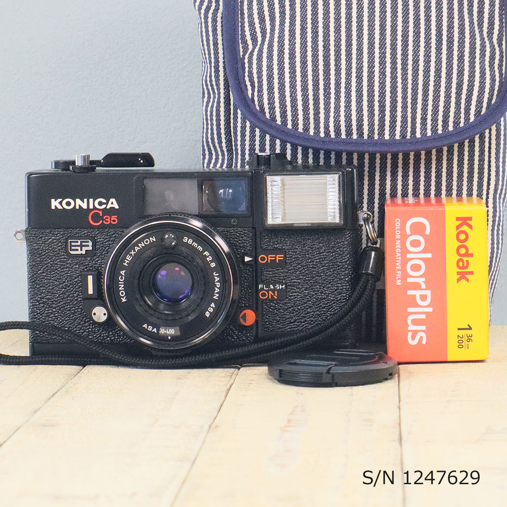 完動品◇極美品【昭和レトロ◆ノスタルジックなエモい写り】名機Konica EFJ レトロポップカメラ入門 第三話 持ってるだけで楽しい！ Konica