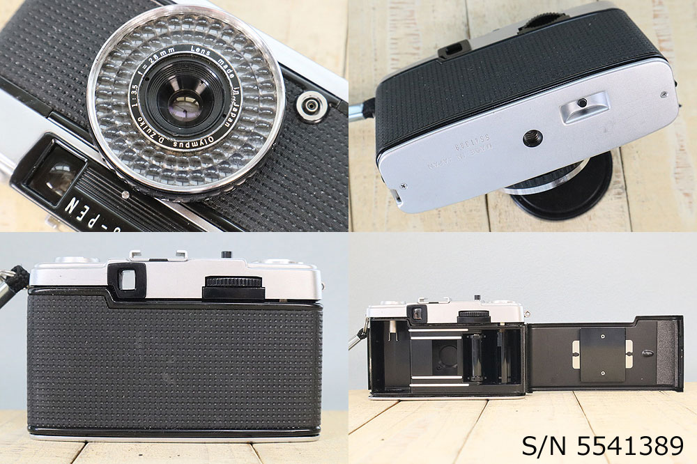 フィルムカメラ　OLYMPUS-PEN 検査証明書付き　オリンパス 中古】【保証付 】 オリンパス OLYMPUS PEN EE-3 S/N 5541389