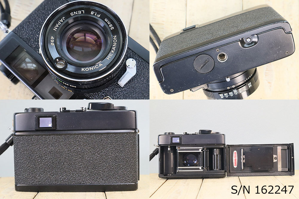 中古】【保証付 】 コニカ KONICA C35 FD S/N 162247（ケース