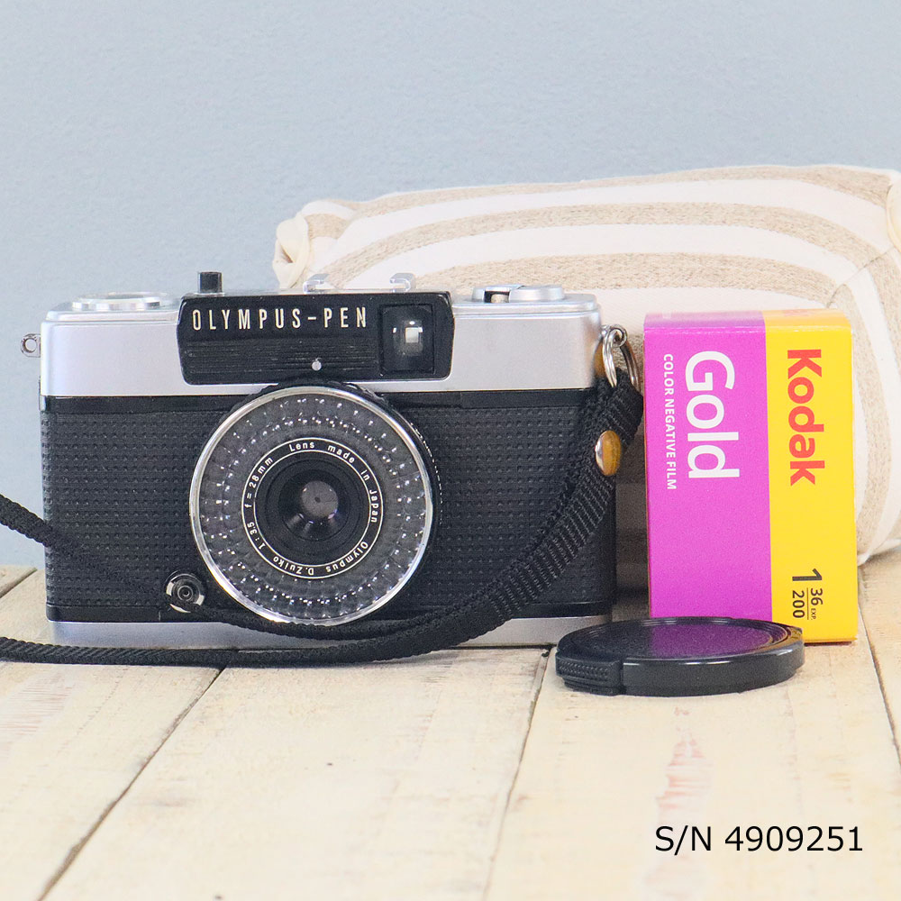 中古　激レア　オリンパス　OLYMPUS　PEN　初期　片耳ペン オリンパス OLYMPUS-PEN 最初期 (三光PEN) 整備清掃済み - 日進
