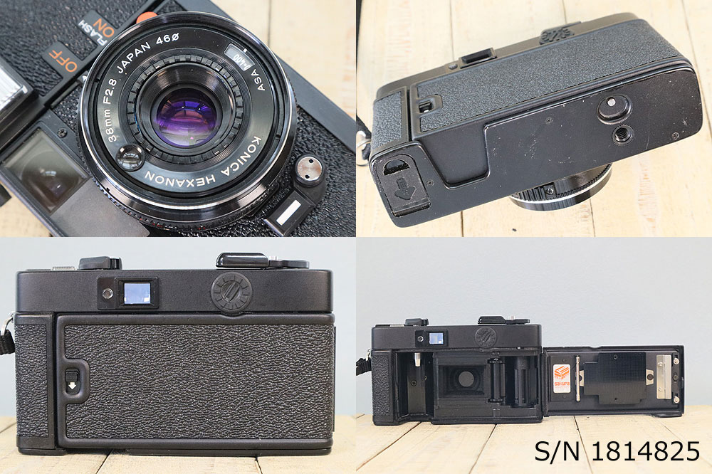中古】【保証付 】 コニカ KONICA C35 EF S/N 1814825（ケース