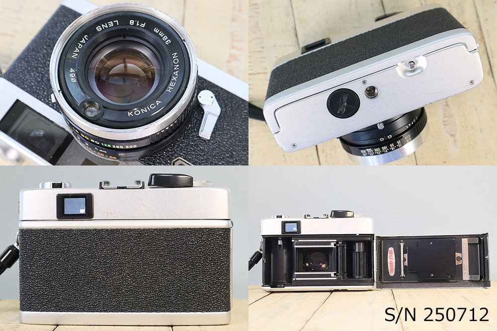 中古】【保証付 】 コニカ KONICA C35 FD S/N 250712（ケース