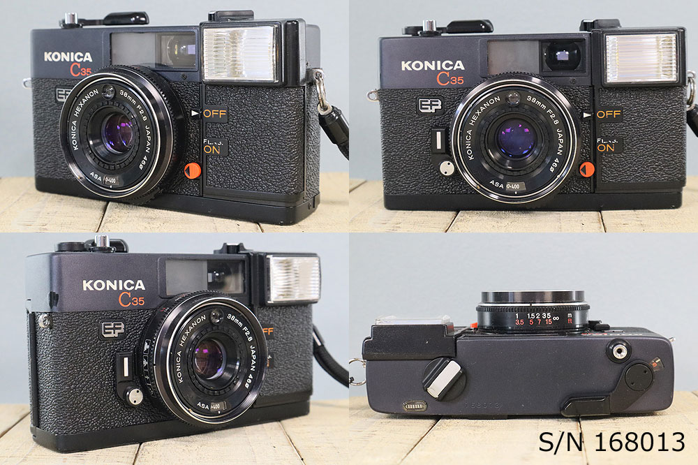 ★希少・完動品★konica c35★本革外装＊美品＊初期保証★フィルム入門に！ 中古】【送料無料】【保証付 】KONICA C35 初期型 S/N 519529