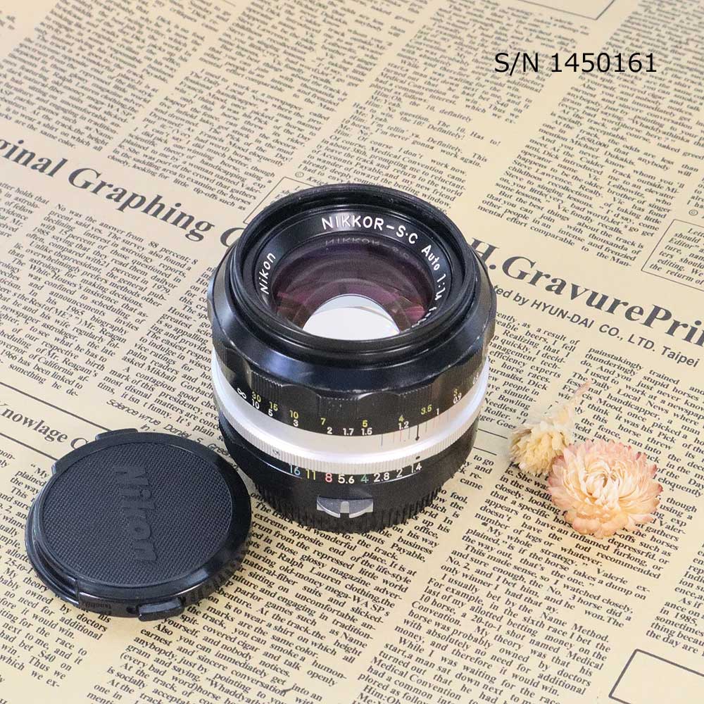 ニコン NIKKOR-S.C Auto 50mm F1.4 中古品 保証付 】【中古】 オールドレンズ Nikon NIKKOR-S.C Auto 50mm f1.4