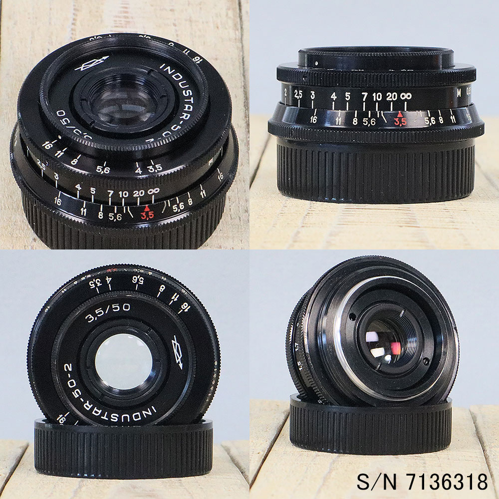 優良品 INDUSTAR-50 50mm/f3.5 ＊分解清掃済み the sight of doboku: INDUSTAR 50 50mm F3.5 分解・清掃