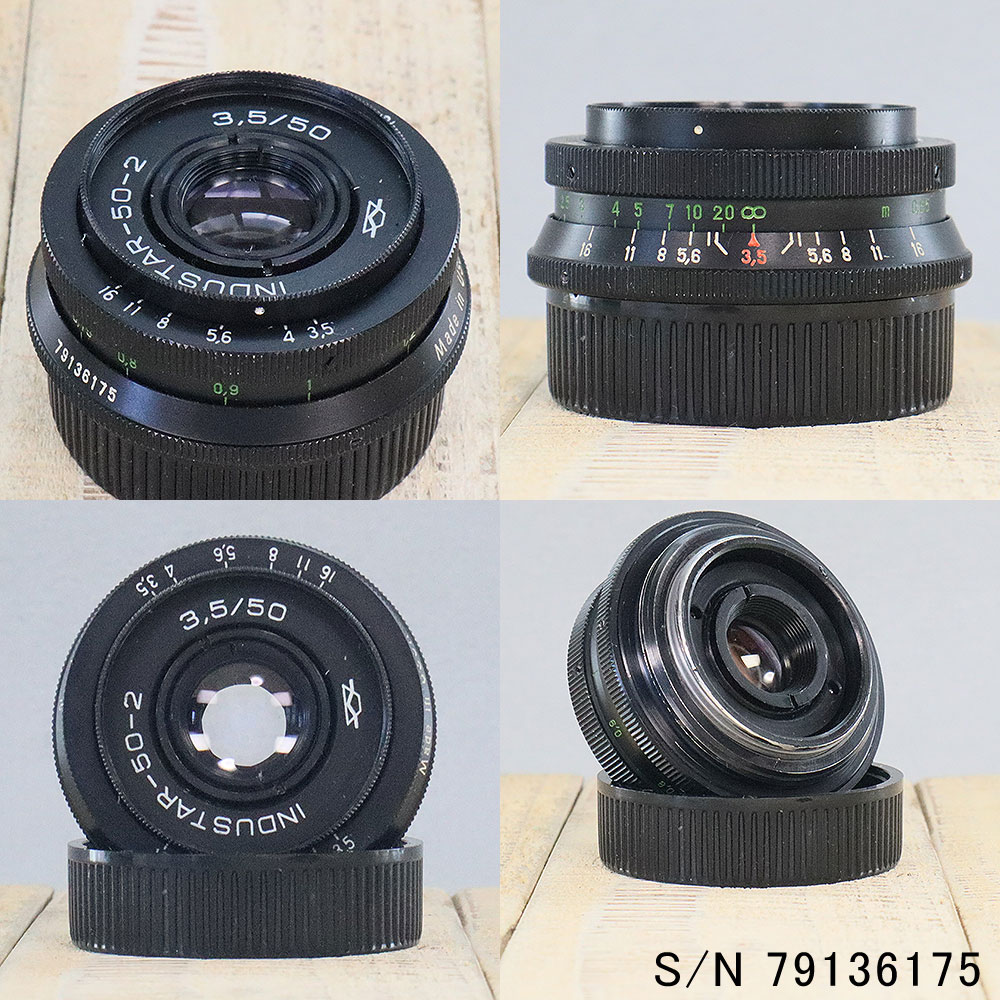 保証付 】【中古】 オールドレンズ INDUSTAR 50-2 50mm F3.5 M42