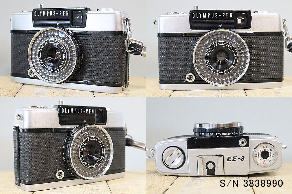 中古】【保証付 】 オリンパス OLYMPUS PEN EE-3 S/N 3838990（ケース