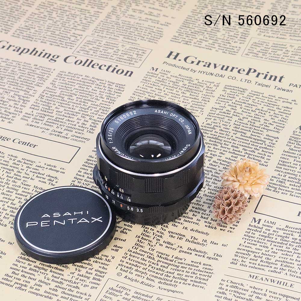 カメラ 【美品】Pentax Super-Takumar 35mm F3.5 MFレンズ
