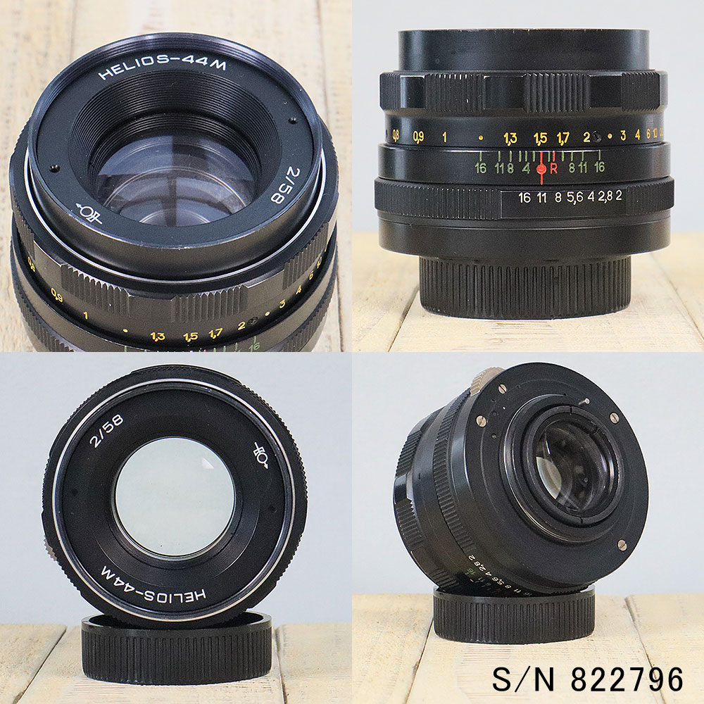保証付 】【中古】 オールドレンズ Helios (ヘリオス) 44M 58mm F2 M42