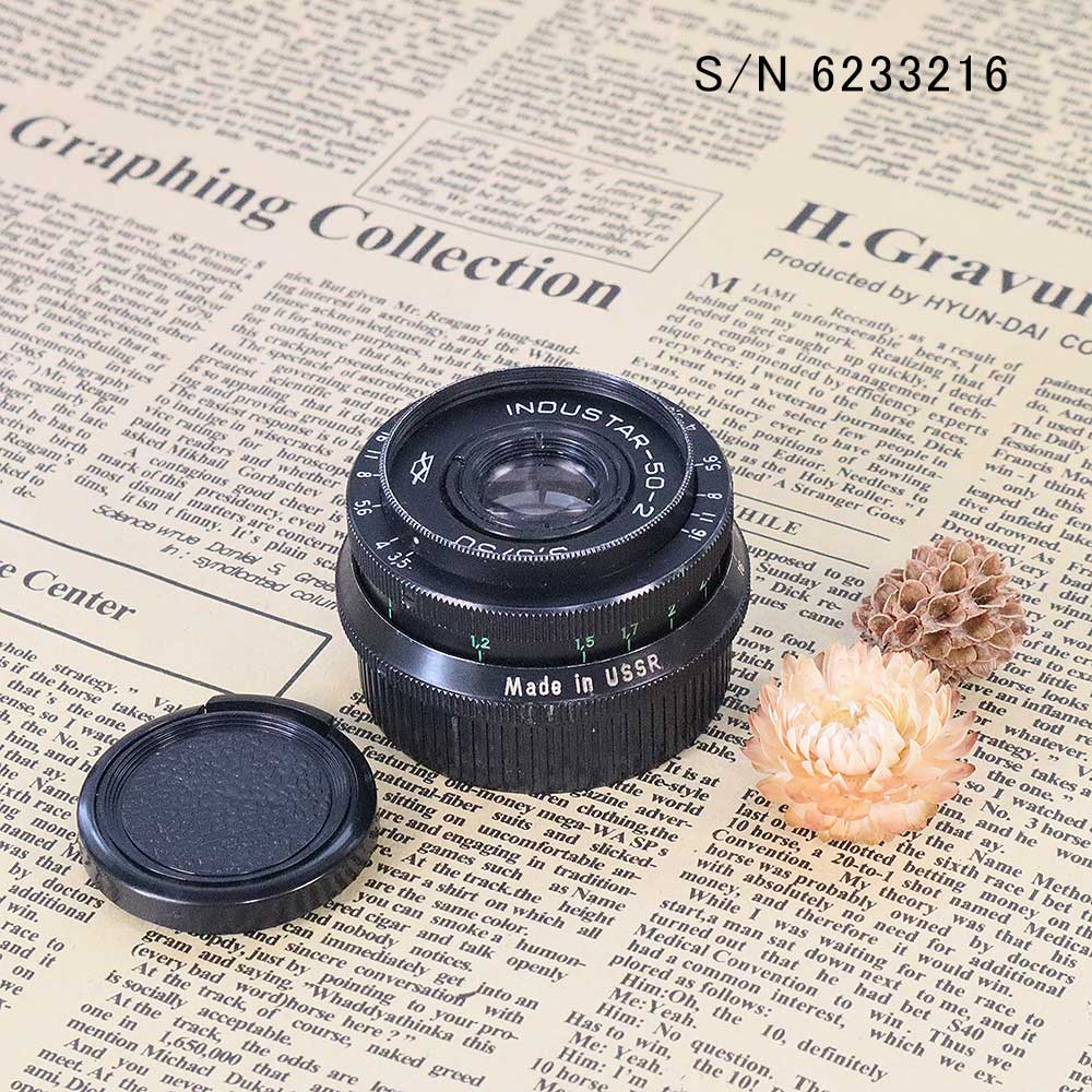 保証付 】【中古】 オールドレンズ INDUSTAR 50-2 50mm F3.5 M42