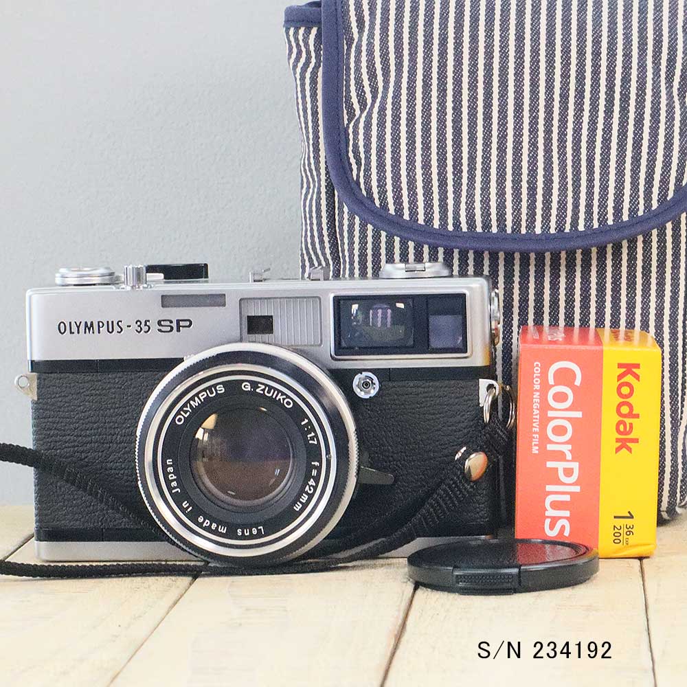 中古】【保証付 】 オリンパス OLYMPUS 35 SP S/N 234192（ケース
