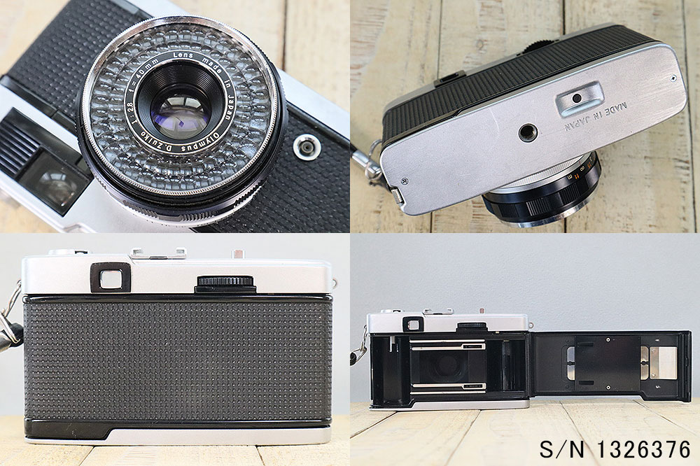 中古】【保証付】 オリンパス OLYMPUS TRIP 35 S/N 1326376（ケース