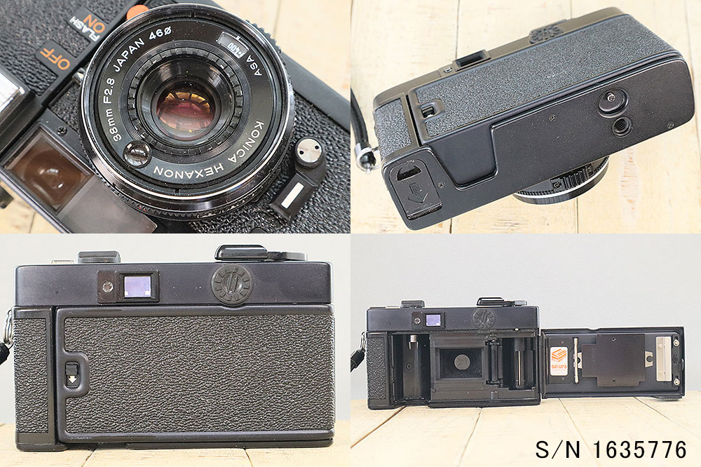 中古】【保証付 】 コニカ KONICA C35 EF S/N 1635776（ケース