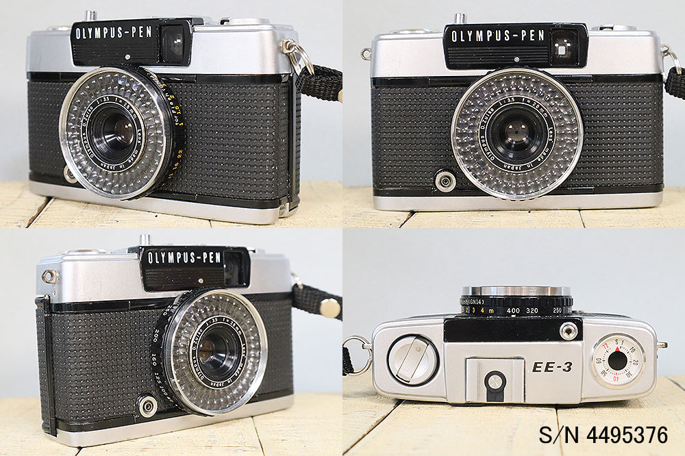 中古】【保証付 】 オリンパス OLYMPUS PEN EE-3 S/N 4495376（ケース
