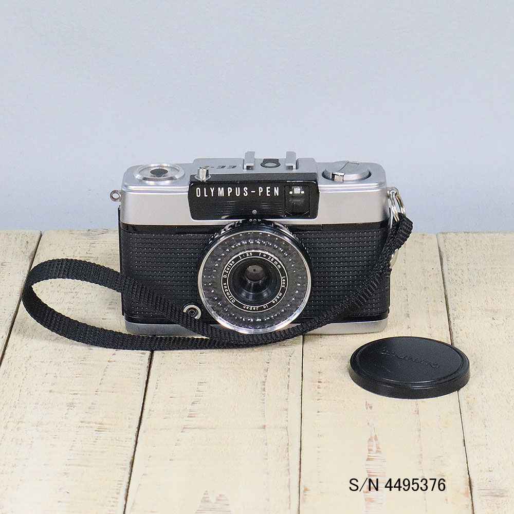 中古】【保証付 】 オリンパス OLYMPUS PEN EE-3 S/N 4495376（ケース