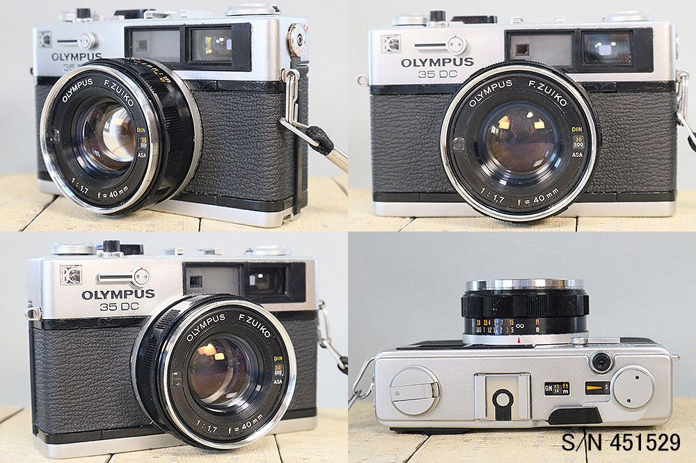 中古】【保証付 】 オリンパス OLYMPUS 35 DC S/N 451529（ケース
