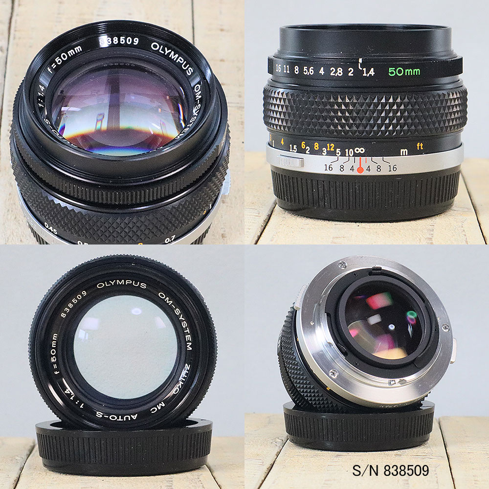 中古】【保証付 】 OLYMPUS OM-1 S/N 217658 レンズ G.ZUIKO AUTO-S