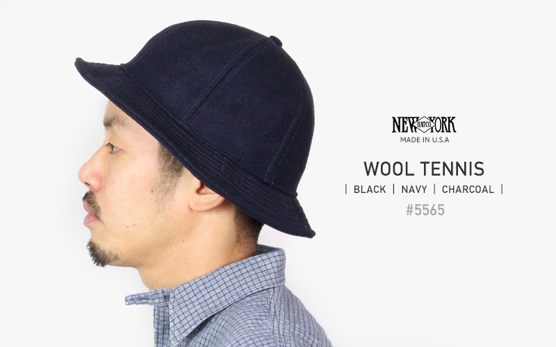 NEW YORK HAT ニューヨークハット Wool Tennis ウールバケットハット 全3色