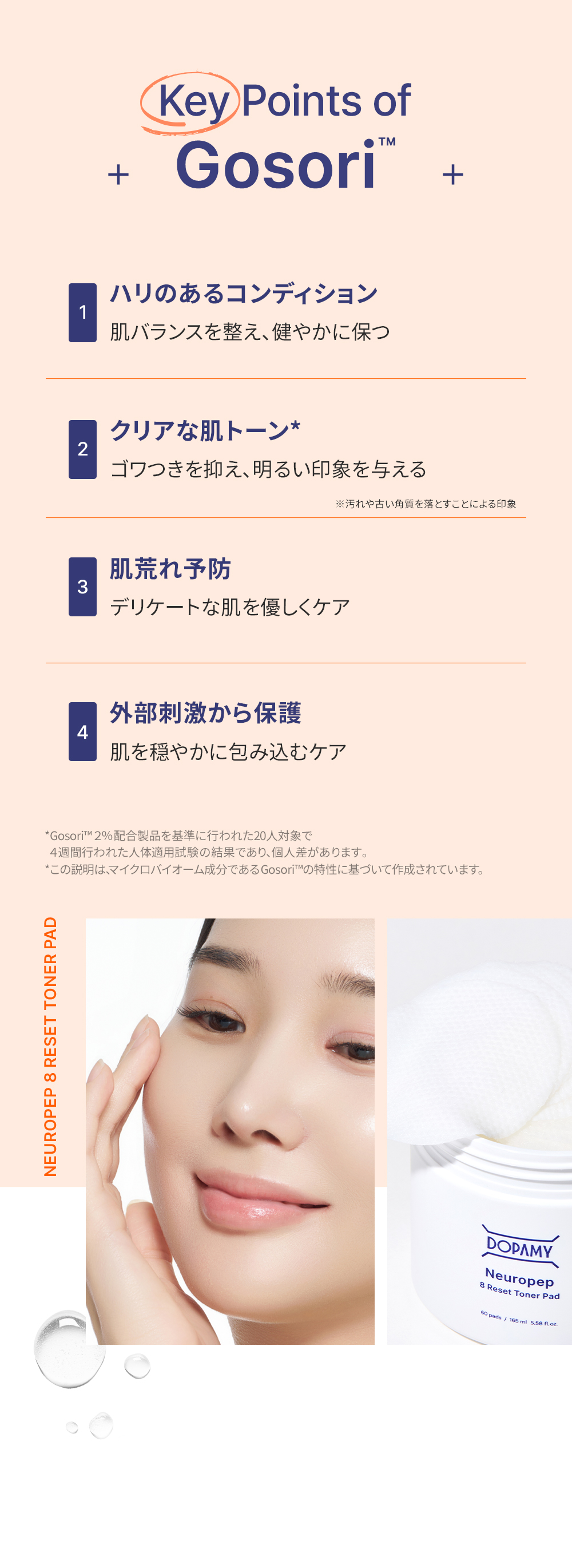 DOPAMY（ドパミー） トナーパッド ニューロペップ8R 拭き取り化粧水