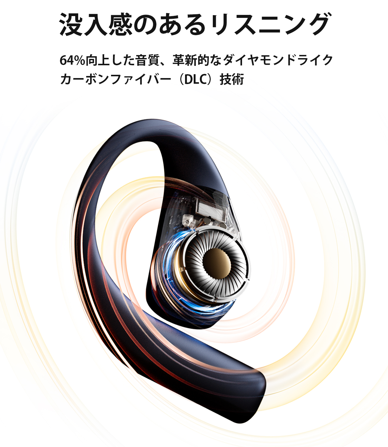 1MORE Open Earbuds S70 ワイヤレスイヤホン【正規代理店】1年
