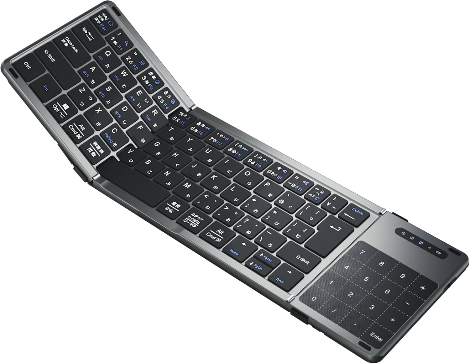 ☆キーボード ワイヤレステンキー付き 折り畳み式 静音 超薄型 Amazon.co.jp: サンワダイレクト 折り畳みキーボード Bluetooth