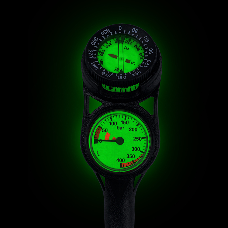 [ TERMO ] 残圧計+コンパス 2連ゲージ 130025MFX |  | 04