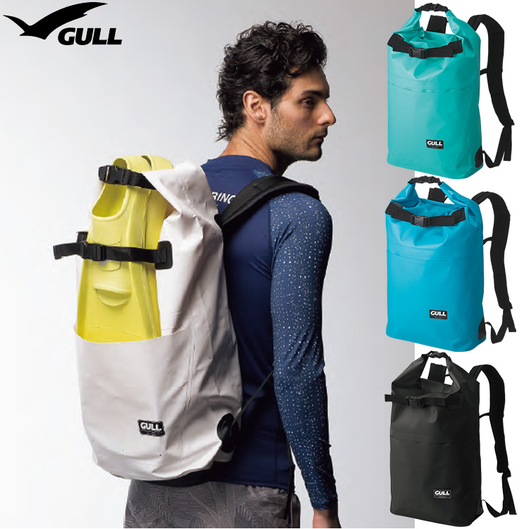 2026 新色 [ GULL ] ガル ウォータープロテクトスノーケリングリュック3 GB-7144 WATER PROTECT BAG GB7144 | GULL