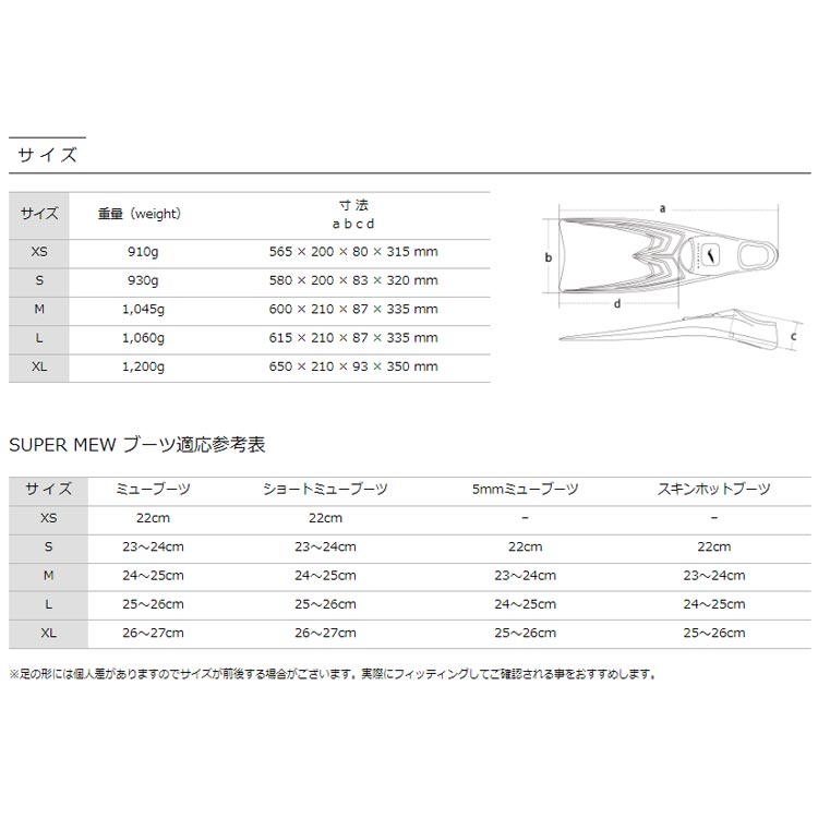GULL 2025新色 ダイビング フィン [ ] スーパーミューフィン