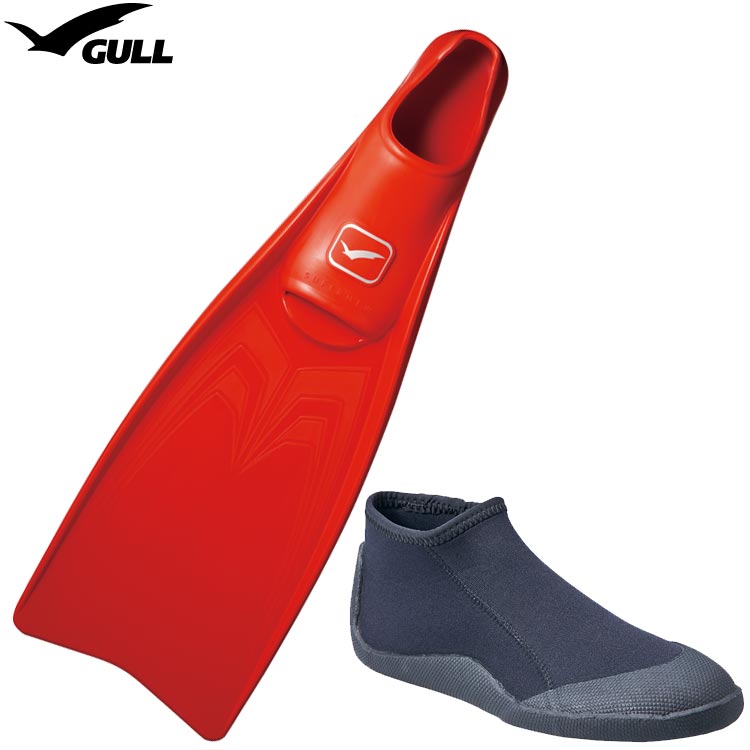 GULL - GULL cocoloa MEW フィン　ショートミューブーツ　ショートブーツ GULL】MEW FIN （ミューフィン）+ FFショートブーツの2点セット