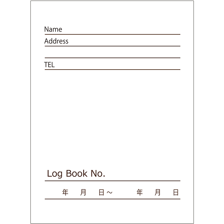 [ mic21オリジナル ] らくらく トレーニング ログブック TRAINING LOGBOOK |  | 03