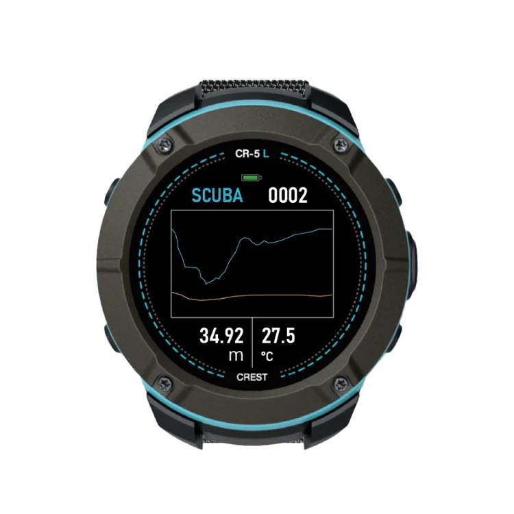 [ CREST ] クレスト CR-LITE CR-5L ダイブコンピューター 充電タイプ |  | 03