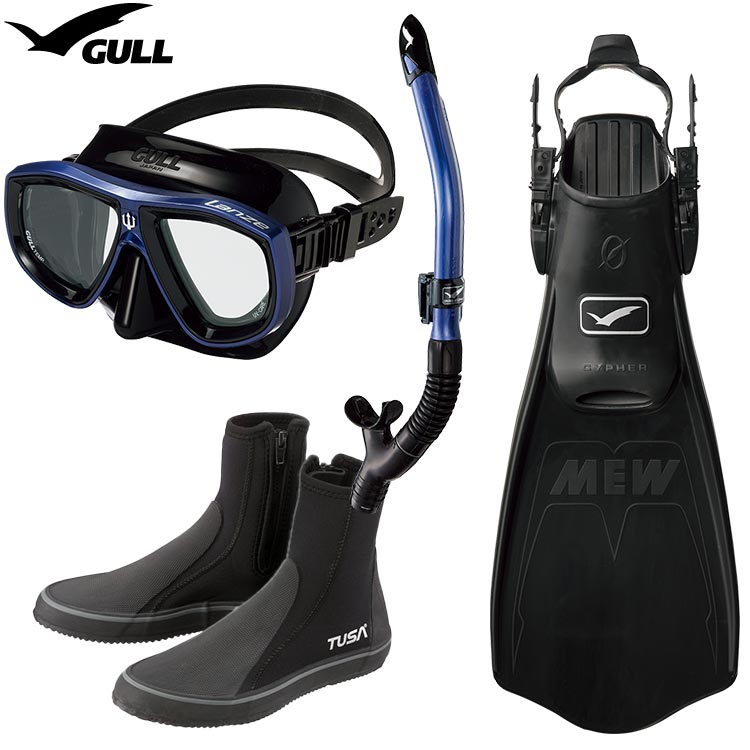 [ GULL ] ランツェ + ミューサイファー ダイビング用 軽器材4点セット |  | 03