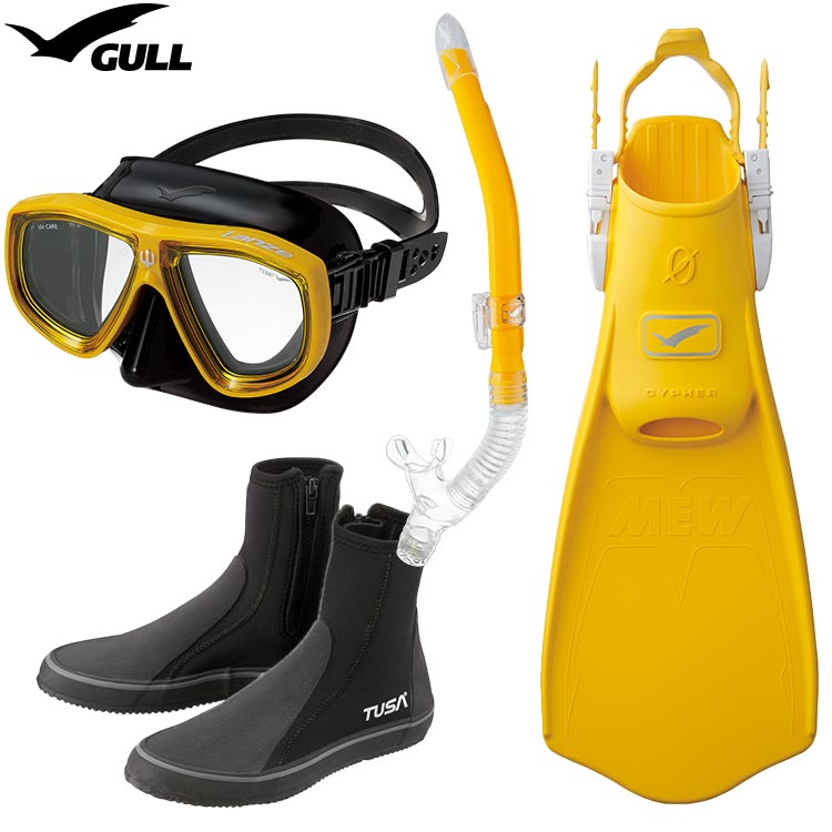 [ GULL ] ランツェ + ミューサイファー ダイビング用 軽器材4点セット |  | 02