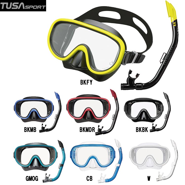 [ TUSA Sport ] シュノーケリングセット2点（大人用）UC0110｜エムアイシー21