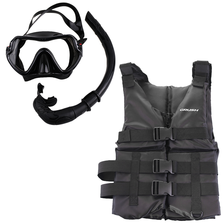 [ PRODIVE ] ポータブルスノーケリングセット + スノーケリングベスト |  | 03