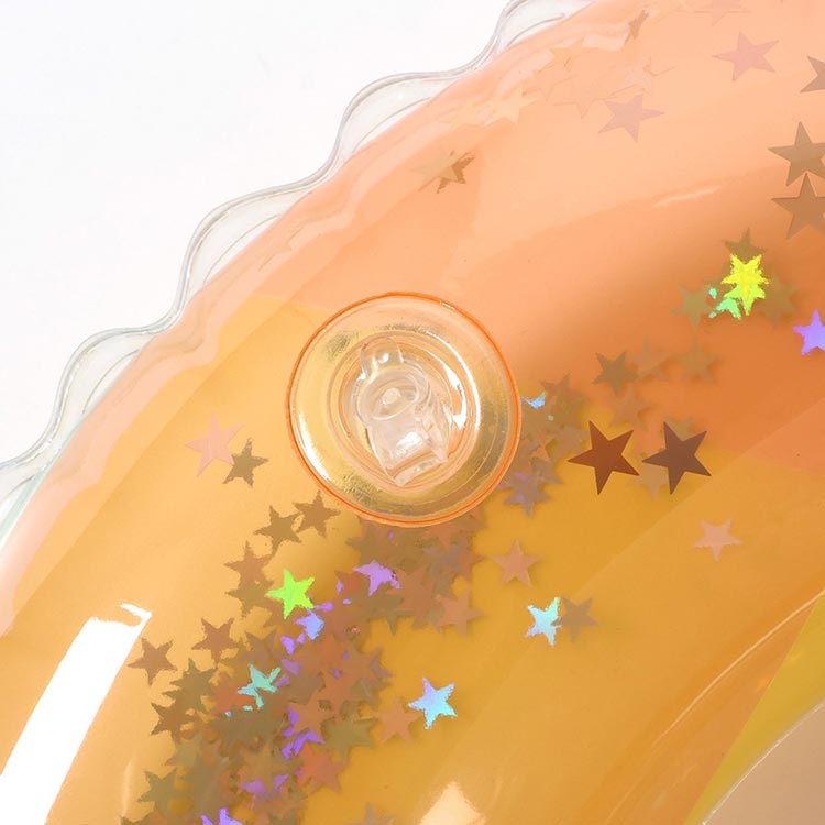 [ BREEZE ] クリアチェック リングフロート（ラメ） J376A14 浮き輪 |  | 07