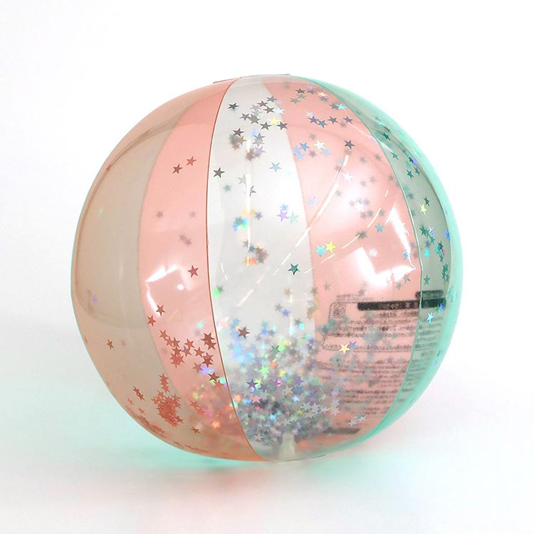 [ BREEZE ] クリアビーチボール（ラメ） J376A24 ビーチホール |  | 09