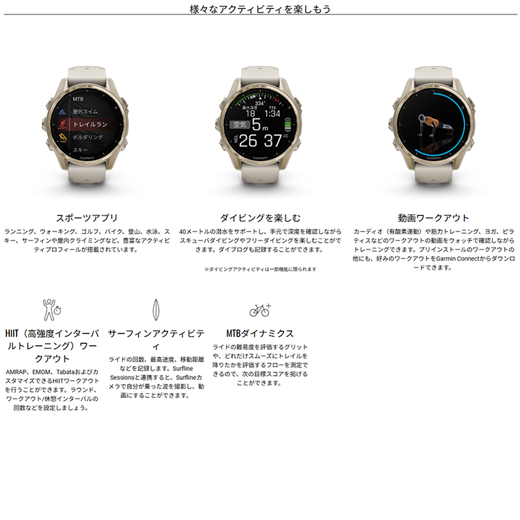 [ GARMIN ] ガーミン fenix 8 Sapphire AMOLED 51mm 010-02905 |  | 03