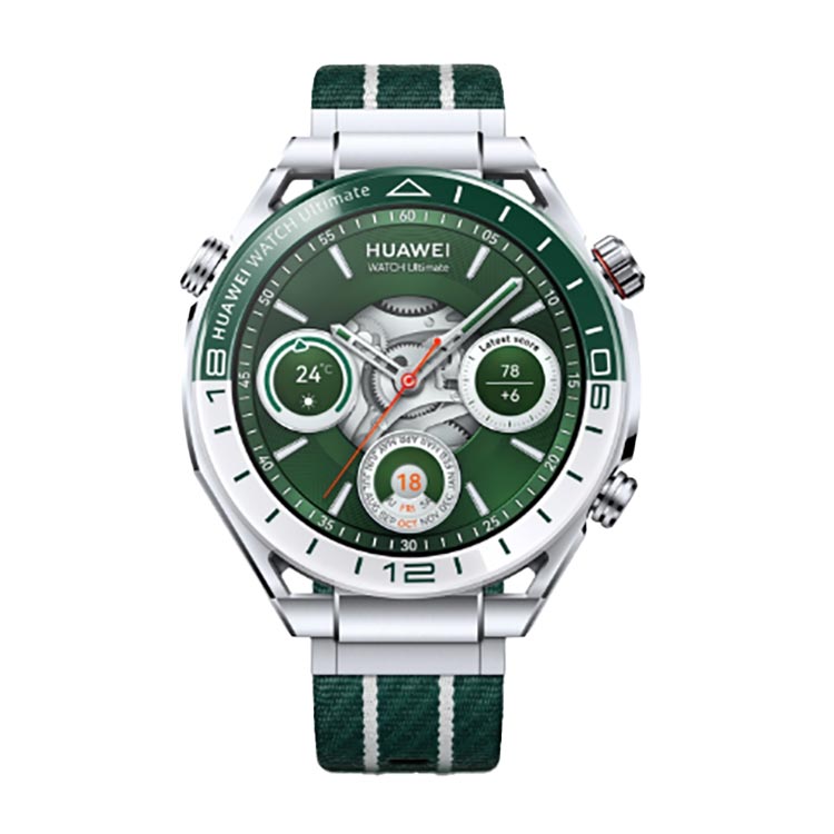 [ HUAWEI ] ファーウェイ HUAWEI WATCH Ultimate Green 55020DSE 1.5インチLTPOAOLED 最大14日間駆動 GPSスマートウォッチ WDS-B19 | 