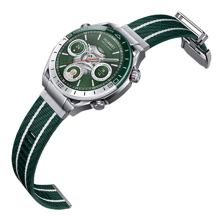 [ HUAWEI ] ファーウェイ HUAWEI WATCH Ultimate Green 55020DSE 1.5インチLTPOAOLED 最大14日間駆動 GPSスマートウォッチ WDS-B19 |  | 19