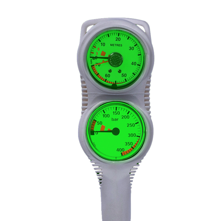 [ TERMO ] 残圧計+水深計 2連ゲージ COMBO2 DEPTH |  | 02