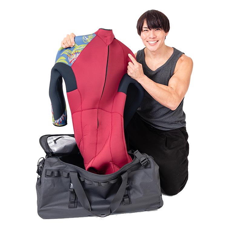 [ GRUSH ] 3-way Dry Carry Bag [ 730x350x380mm / 95L ] |  | 12