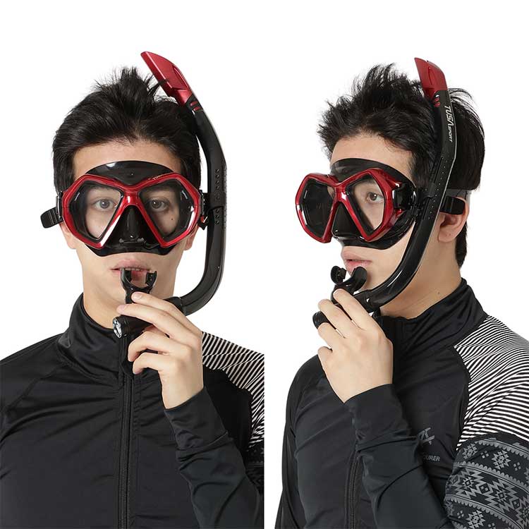 [ tusa sport ] ツサスポーツ UC0106 シュノーケリングセット2点 (大人用) |  | 05