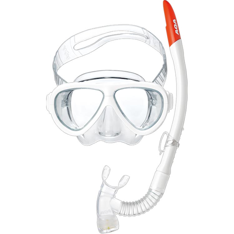 [ AQA ] KZ-9111  アモネUV & ビキシーVライトIII KA9008 マスク スノーケル ２点セット |  | 09