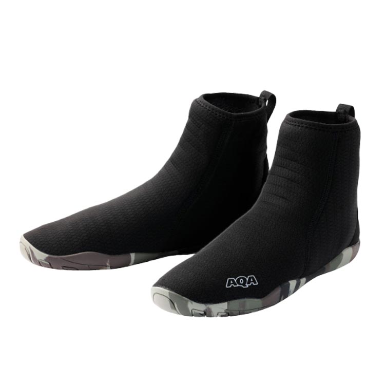 [ AQA ] KW-4676 ハイカットマリンシューズフィット KW4676 スノーケリングシューズ  [ 25-28cm ] | 