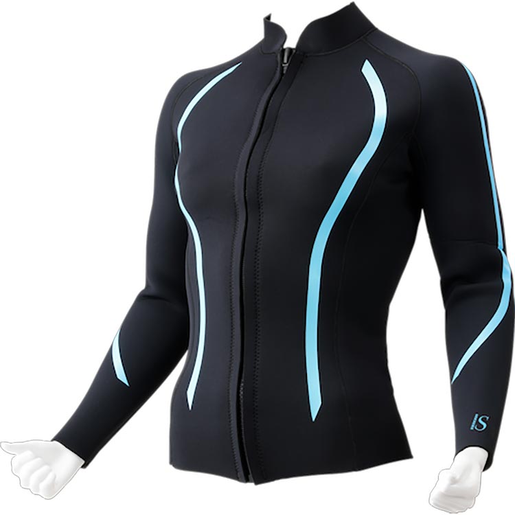 [ AQA ] KW-4670 ウェットトップジップレディース 2.5mm KW4670 2.5mm タッパー | 