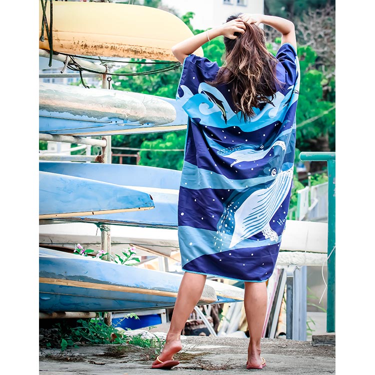 [ OCEANARIUM ] お着替えポンチョ ドライタオル 85cm×105cm |  | 15